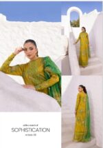 Lawn dress with chiffon Dopatta - Mustard Yellow - Image 2
