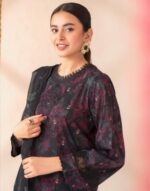 3ps-Unstiched pakistani lawn dress