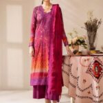 3ps-Unstiched pakistani lawn dress