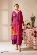 3ps-Unstiched pakistani lawn dress
