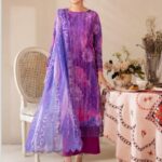 3ps-Unstiched pakistani lawn dress