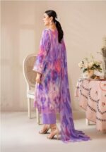 3ps-Unstiched pakistani lawn dress - Image 2