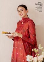3ps-Unstiched pakistani lawn dress - Image 3
