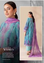 3ps-Unstiched pakistani lawn dress - Image 2