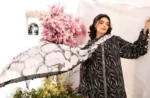 Lawn dress with Cationic chiffon Dopatta - - Image 3