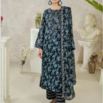 Pakistani Lawn dress with Lawn Dopatta - 065