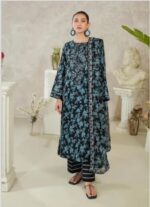 Pakistani Lawn dress with Lawn Dopatta - 065