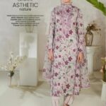 Pakistani Lawn dress with Lawn Dopatta - 066