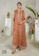 Pakistani Lawn dress with Lawn Dopatta - 068