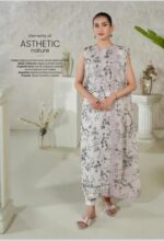 Pakistani Lawn dress with Lawn Dopatta - 073