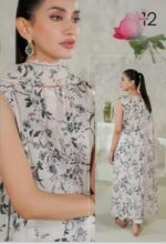 Pakistani Lawn dress with Lawn Dopatta - 073 - Image 2