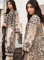 3ps-Unstiched pakistani lawn dress - Image 3