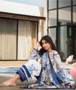 3ps-Unstiched pakistani lawn dress - Image 2