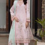 3ps-Unstiched pakistani lawn dress