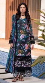 3ps-Unstiched pakistani lawn dress