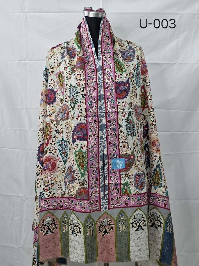 U-003 Kalamkari shawl (small) - Image 1