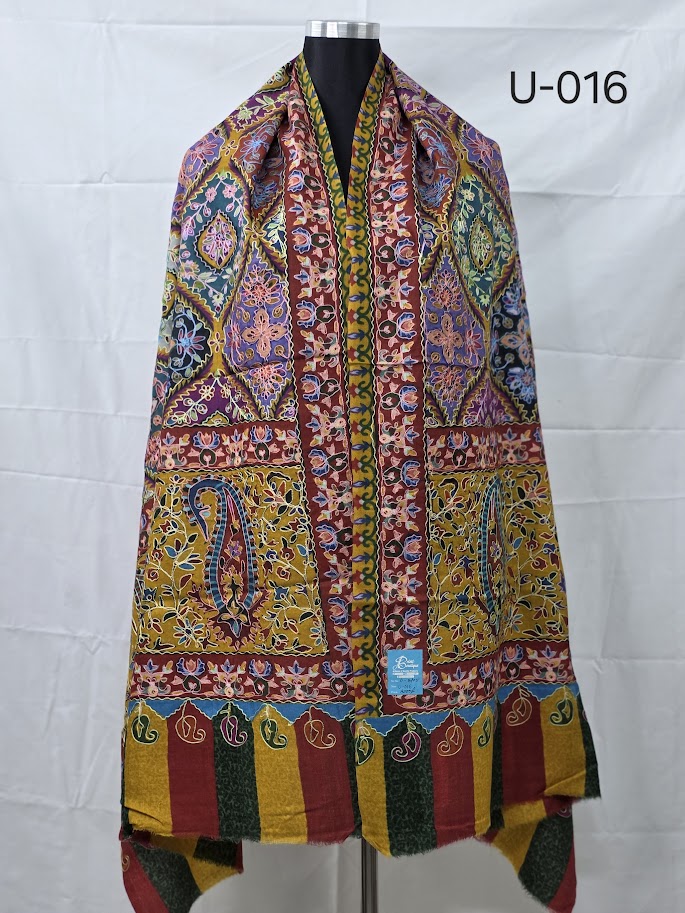 U-016 Kalamkari shawl (small) - Image 1