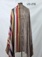 Fine wool stripe shawl - Image 2