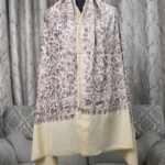 Embroidary work wool shawl
