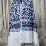 Embroidary work wool shawl