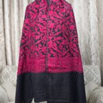 Embroidary work wool shawl
