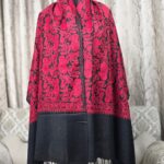 Embroidary work wool shawl