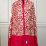 Embroidary work wool shawl