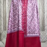 Embroidary work wool shawl