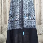 Embroidary work wool shawl