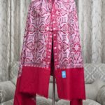 Embroidary work wool shawl